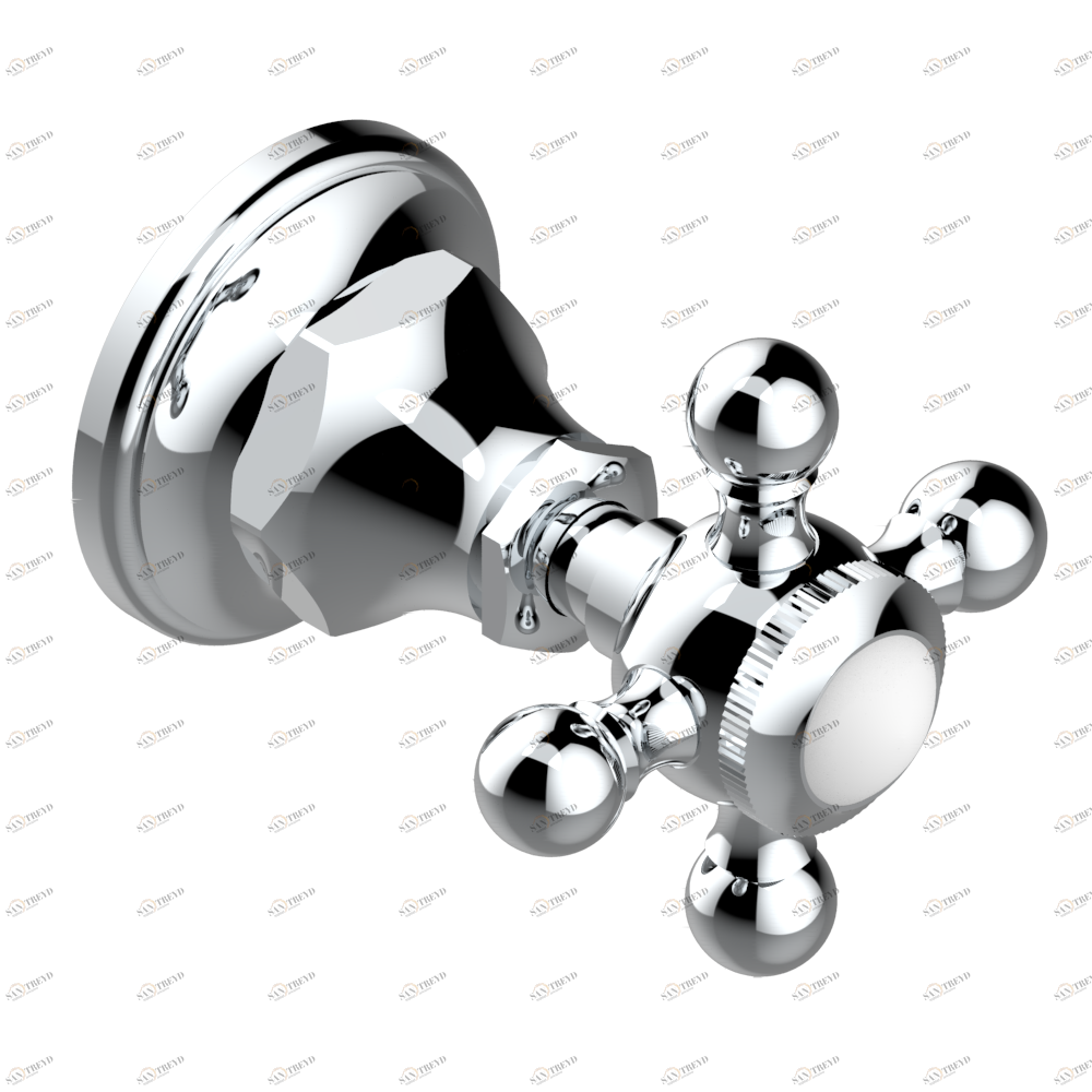 A52-30B/N Маховик для встраиваемого в стену вентиля без маркировки Thg-paris Broadway Хром A52 30B/N  A02 CAT.A