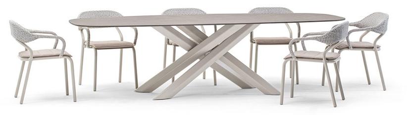 Varaschin Прямоугольный садовый стол System star 244s - Вид №1