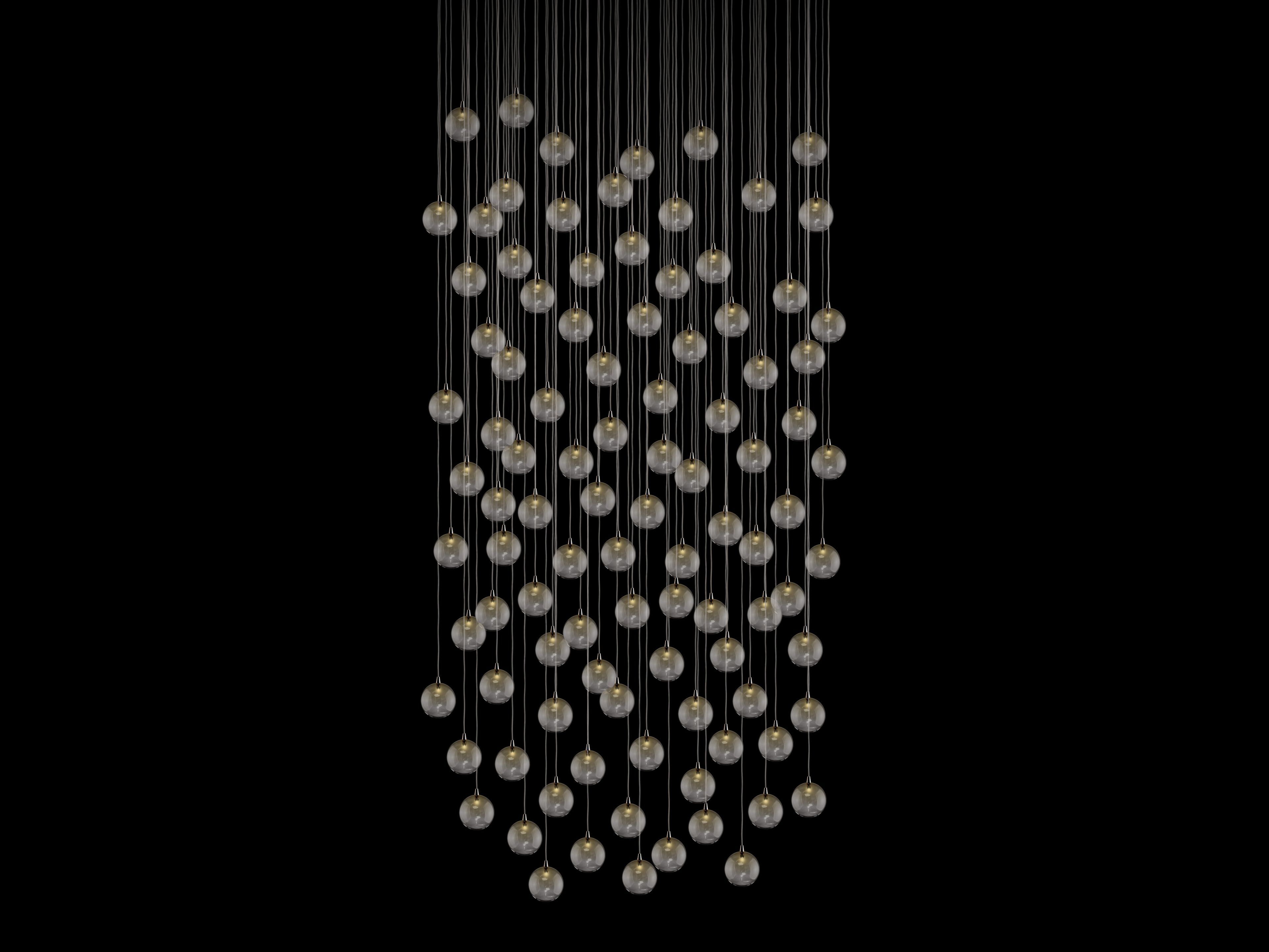 Металлический светодиодный подвесной светильник ILFARI Бальный зал ARCH-00152885