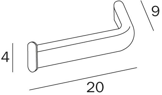INDA® Держатель металлического рулона  A3825a  - Вид №1