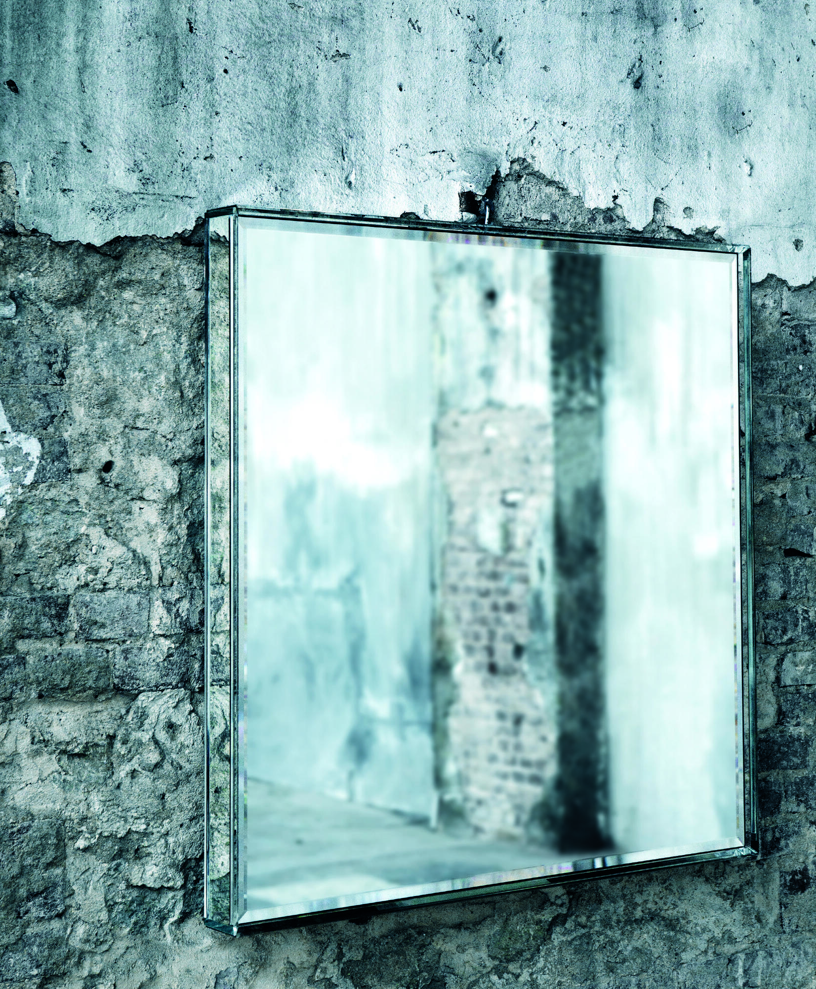 Glas Italia Зеркало настенное прямоугольное в раме Prism sun-id-1378209 - Вид №2