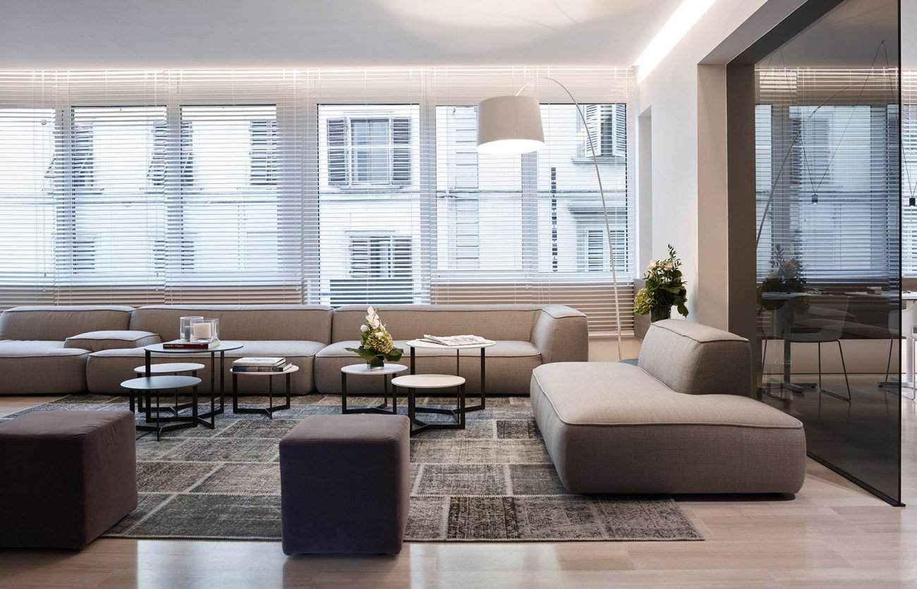 Модульный диван Goff угловой белый ICON DESIGNE ДИЗАЙНЕРСКИЕ 178088 Белый  - Вид №6