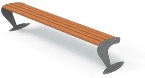 City Design Деревянная скамейка без спинки Albatros Albatros - pw, pwb