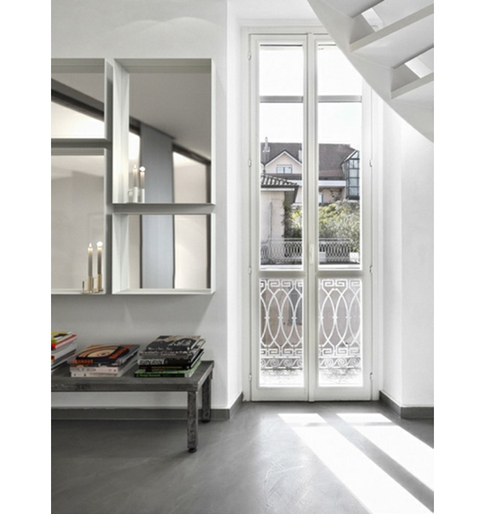 FROST Зеркало 4127, 50x60cm » белое Алюминий Белый U4127-W  - Вид №2