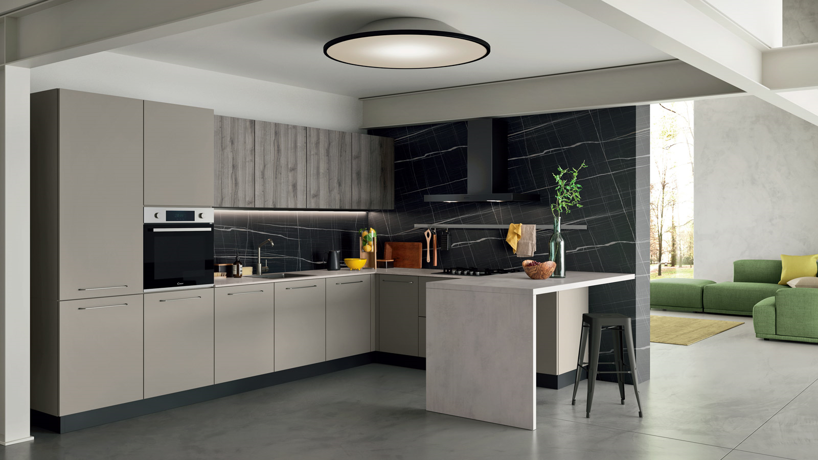 Easy 006  Кухонный гарнитур Ar-Due Colore matt 