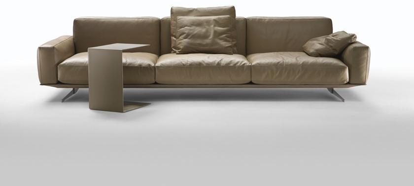 Flexform Журнальный столик из металла, обтянутый кожей sun-id-1371863 - Вид №1