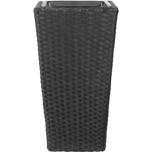 Кашпо Greengard 41x41x71 см пластик чёрный