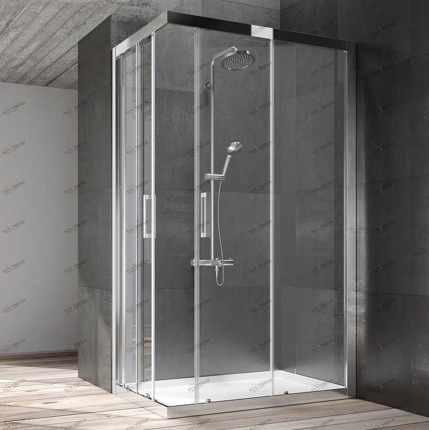 Душевой уголок Drop DA+DA 100 см Karolitalia BLUBLEUDROPDADA100