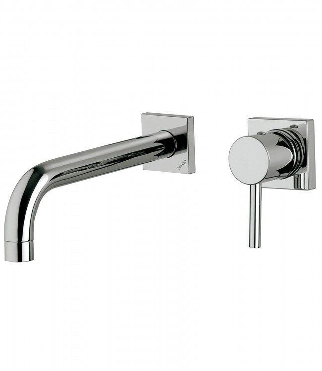 52538 / 22PR Встраиваемый смеситель для раковины 230 мм. носик. Bongio T Square 52538/22PR