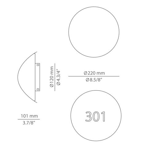 Металлическая аппликация Estiluz Lune ARCH-00022179 - Вид №6