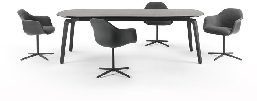 Marelli 4-спицевое кожаное кресло с подлокотниками sun-id-1382781 - Вид №3