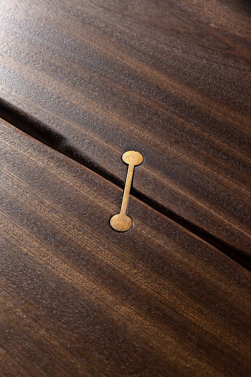 Круглый садовый стол из красного дерева Exteta 10th ARCH-00026692 - Вид №3