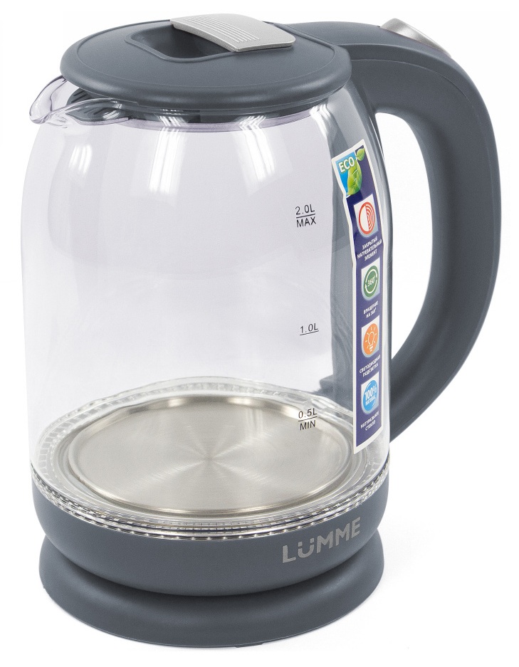 8145245 Электрочайник LUMME LU-142 серый STDN-0064269 - Вид №1