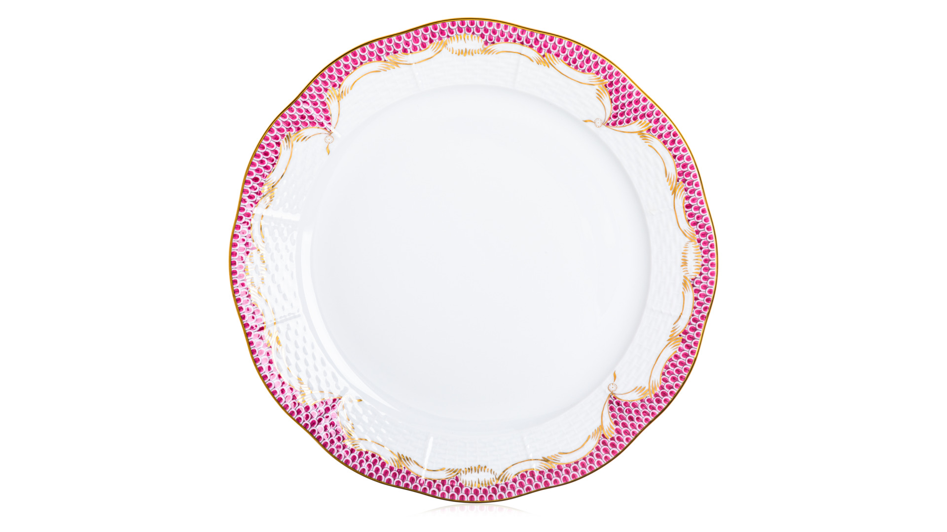 10647562 Herend Набор тарелок 1/2 "Виктория розовая" (Mix&Match) Фарфор, Керамика  - Вид №4