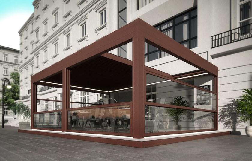 DIRELLO Моторизованное алюминиевое раздвижное окно sun-id-1470052 - Вид №1