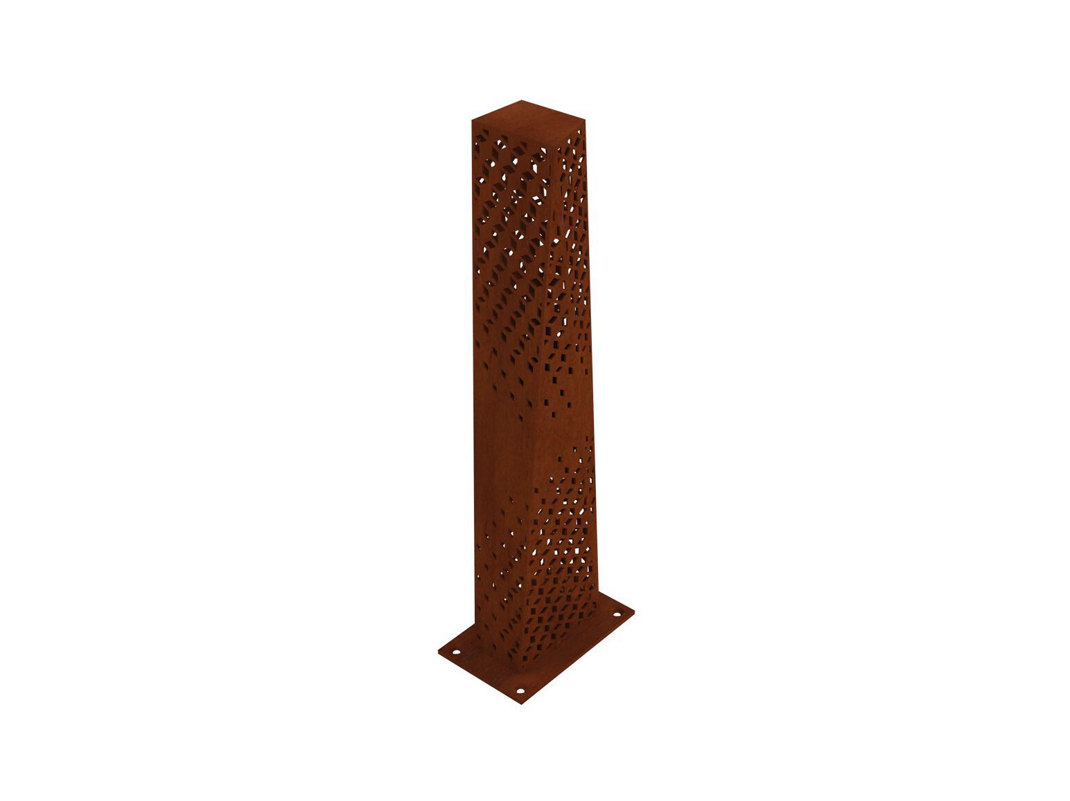 Стальной боллард Corten™ amop Hybrid ARCH-00085425