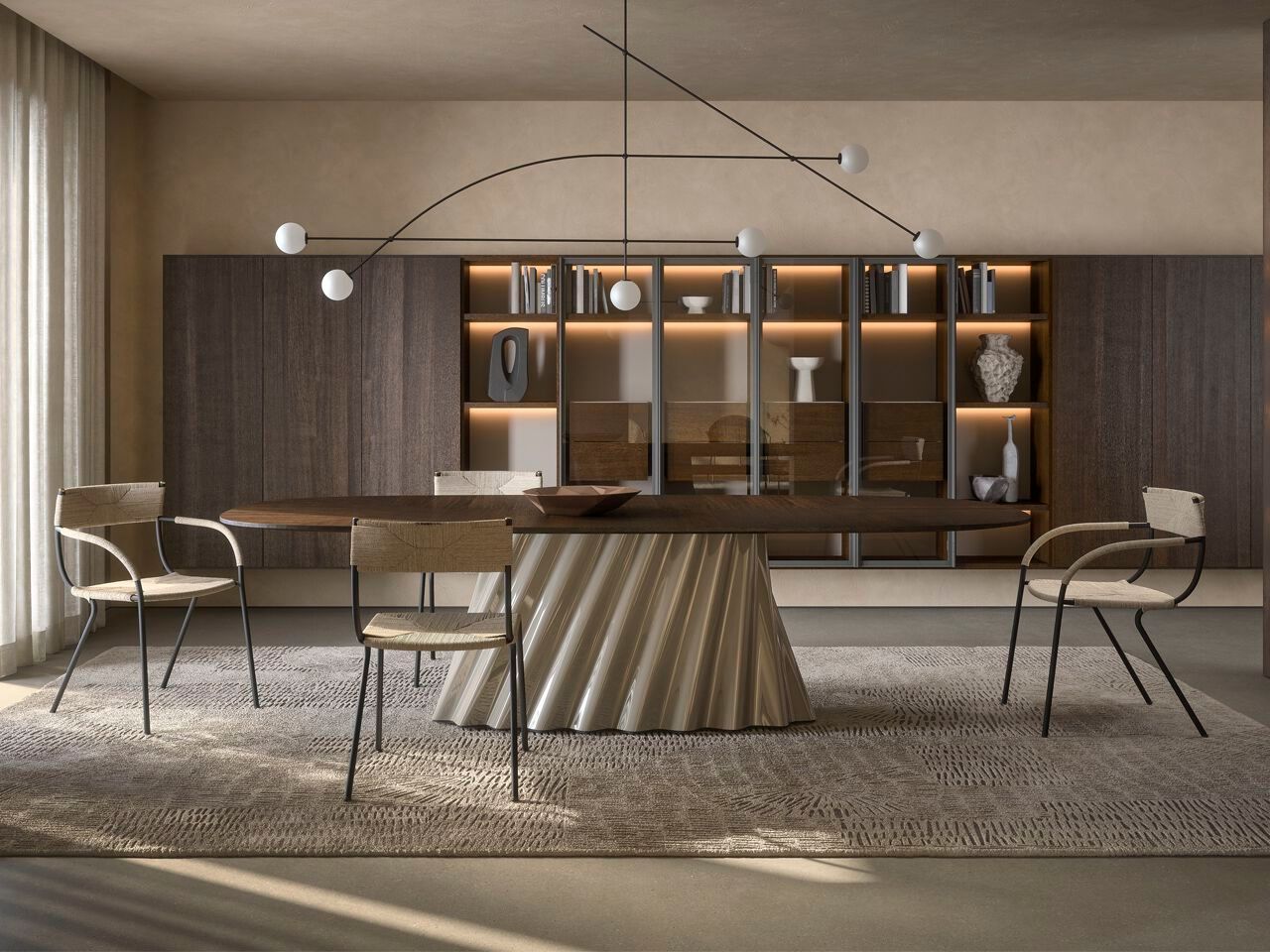 Стул из бумажной веревки Pianca ELIDE ARCH-00111752 - Вид №3