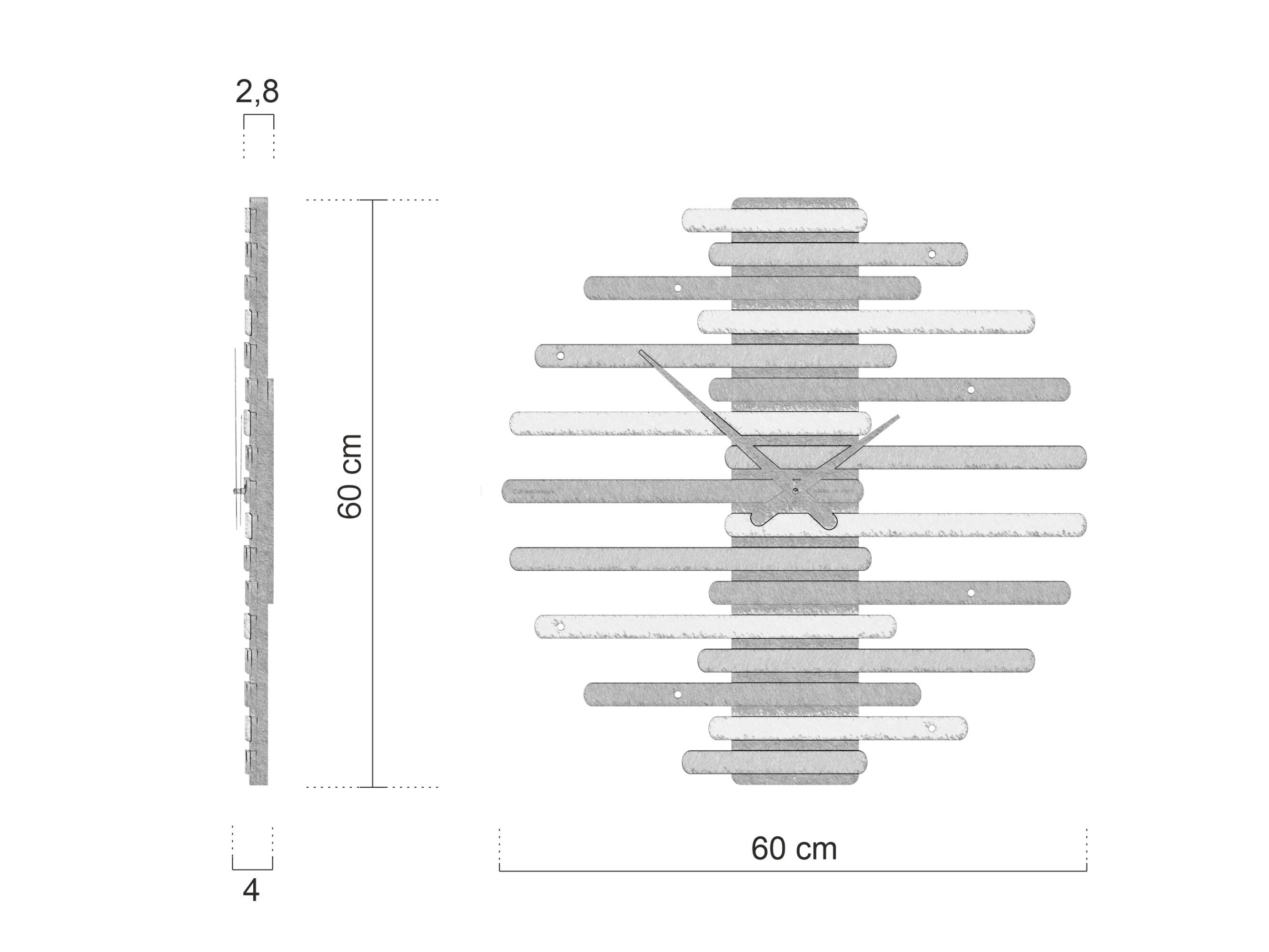 Настенные часы MDF CalleaDesign VENETIAN ARCH-00113290 - Вид №5