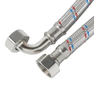 Гибкая подводка для воды, угловая, 3/4", гайка-гайка, 150 см 14369626 STLM-2125218