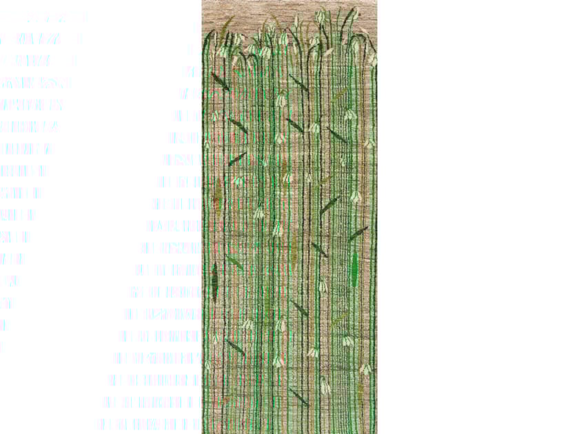 Шерстяной прямоугольный цветочный ковер Zollanvari Flower Meadow ARCH-00120994