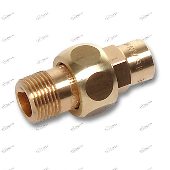 14341221 SANHA 4341G сгон ВП-НР, бронза, самоуплотняющийся 22x1 мм 