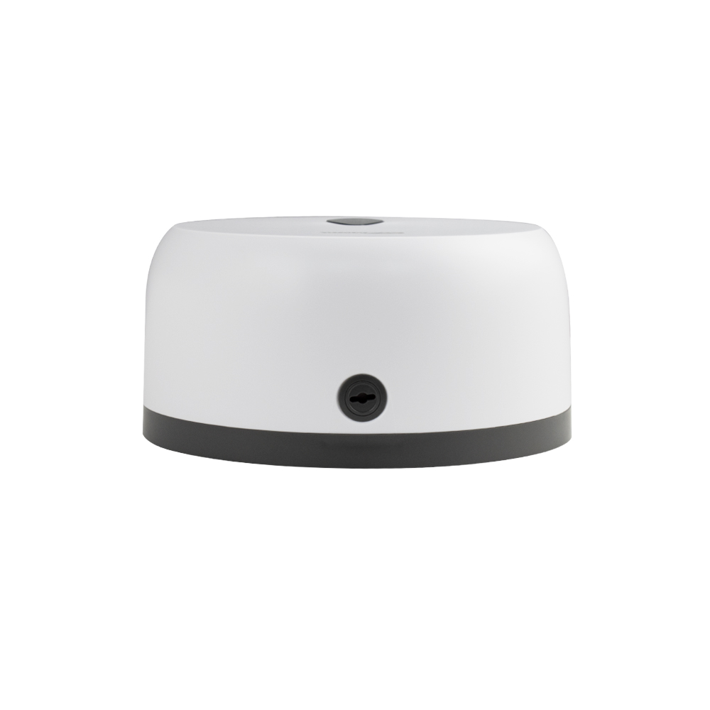 GFmark - Диспенсер для туалетной бумаги - барабан, ПРЕМИУМ, пластиковый, БЕЛЫЙ, с глазком - капля, с ключом, код: 915  - Вид №2