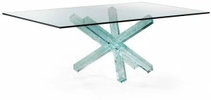 Reflex Прямоугольный обеденный стол из стекла Transeo