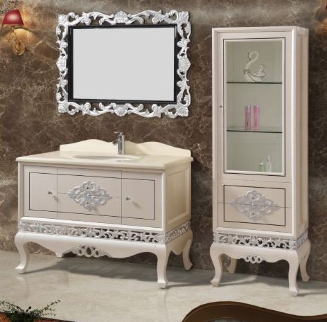 Тумба VERSAILLES арт. BDF-A2039 Перламутр с серебром Tessoro BDFA2039CPS - Вид №1