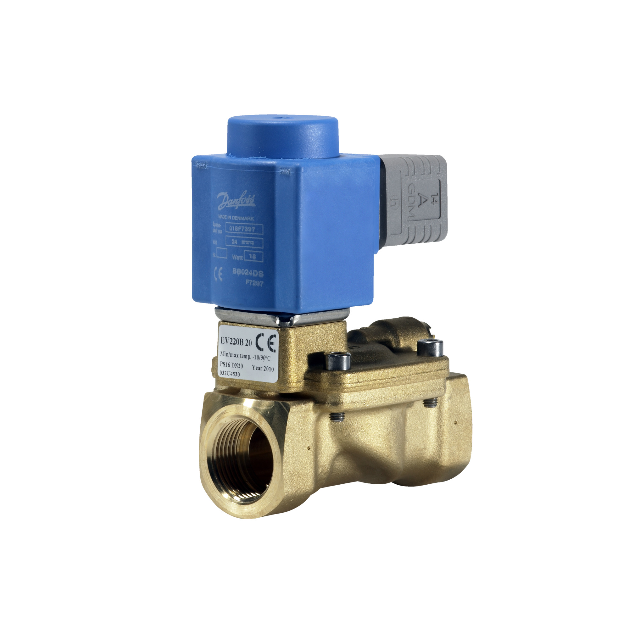 Danfoss EV220B — двухходовые электромагнитные клапаны для общей промышленности Клапан электромагнитный EV220B 032U7120  - Вид №33