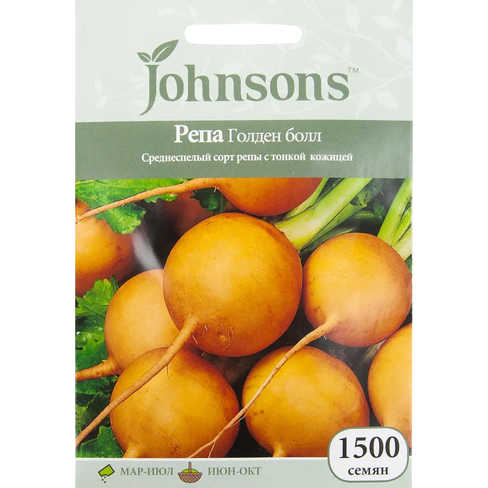 Семена Репа «Голден болл» 1500 шт. 82450162 STLM-2014344 JOHNSONS 
