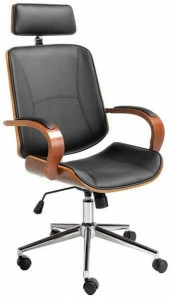 Angel Cerdá Регулируемое по высоте офисное кресло из искусственной кожи с подлокотниками New chair 4079