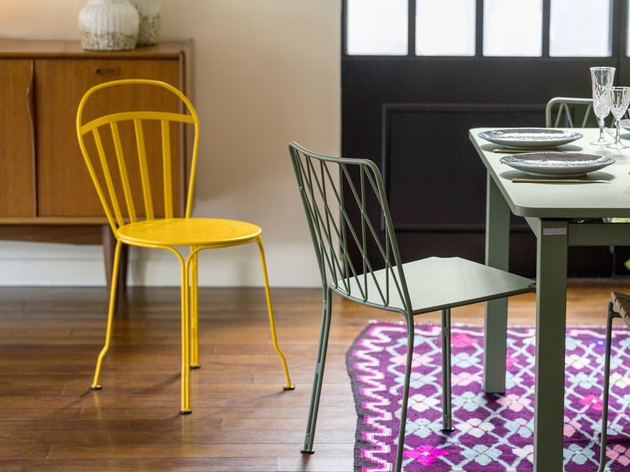 Стальной штабелируемый садовый стул Fermob LOUVRE ARCH-00117826 - Вид №2