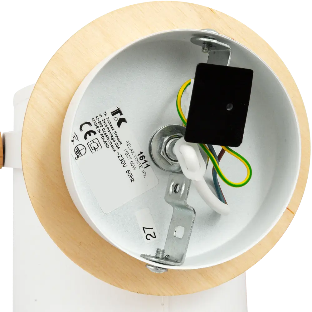 Светильник поворотный TK Lighting «Relax White» 1611, 1хЕ27х60 Вт 82020743 STLM-2049879 Eurosvet  - Вид №5