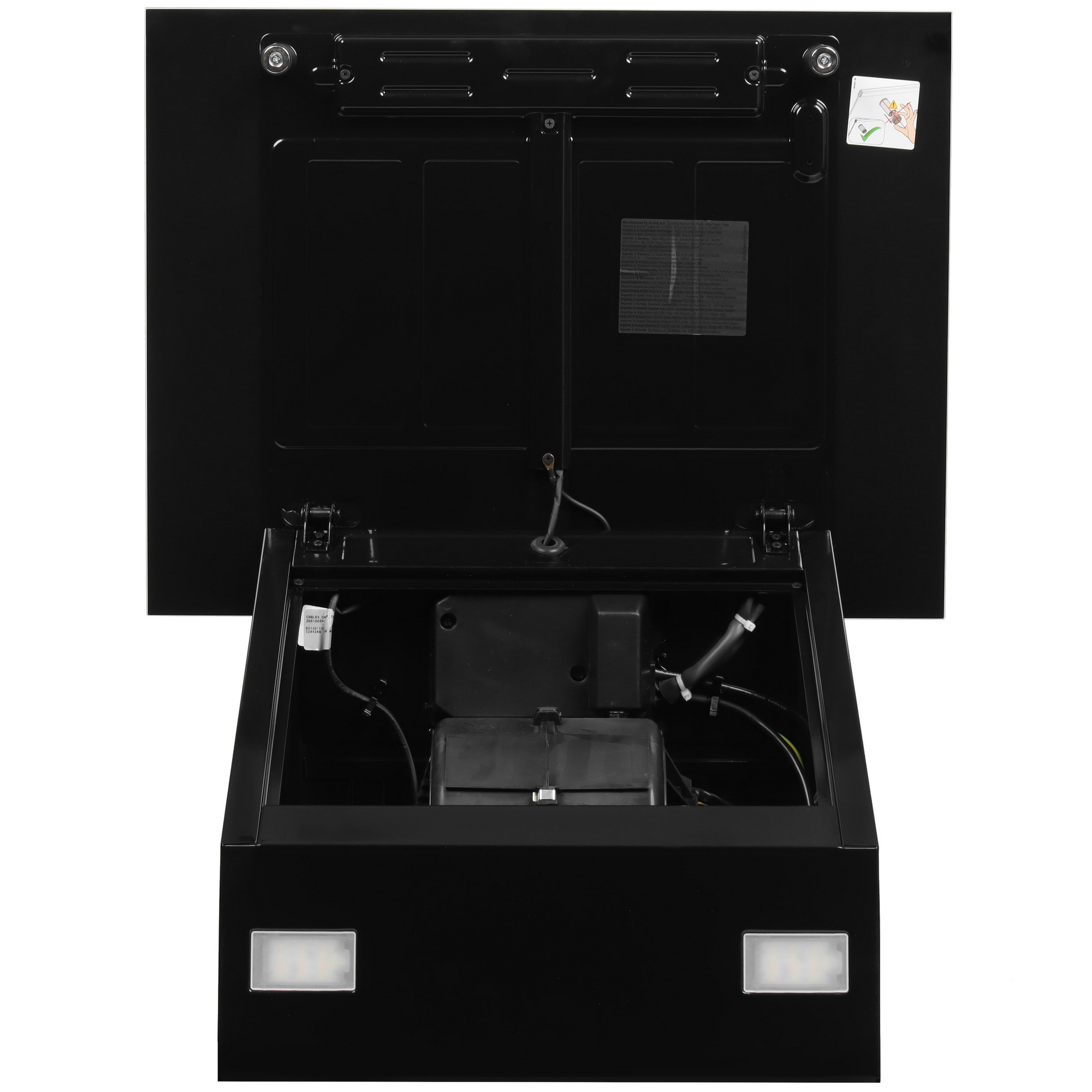 9106744 Вытяжка наклонная Indesit INHV 6FLM BL черный STDN-0134420 - Вид №8