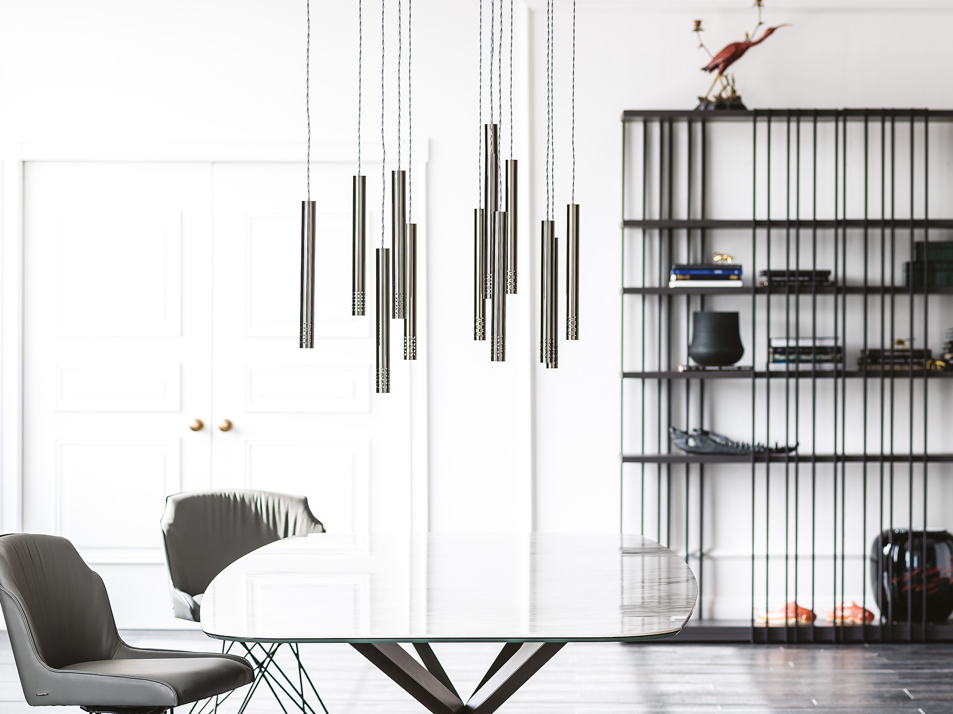 Стальной подвесной светильник Cattelan italia STILO ARCH-00072030