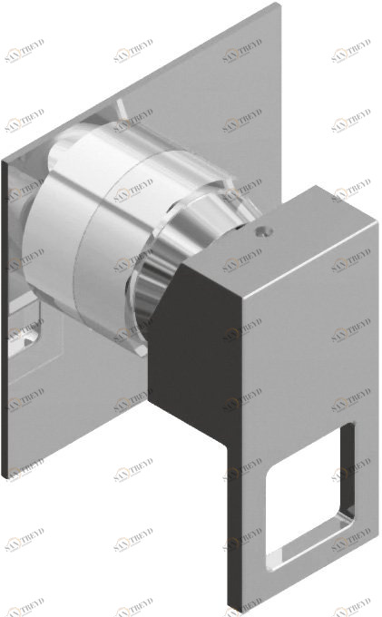 Встраиваемый однорычажный смеситель Cezares MOLVENO-DIM-01-Cr