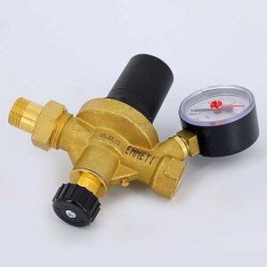 Клапан подпиточный 1/2" с манометром EMMETI