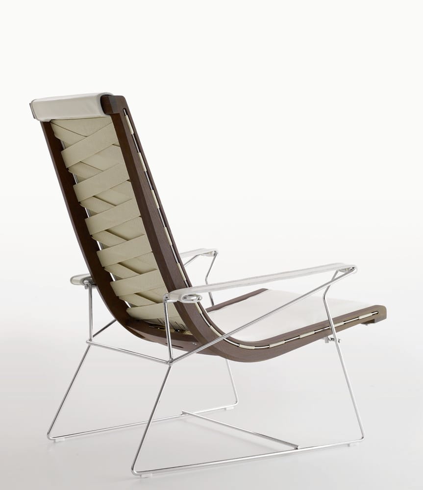 Кожаное кресло с подлокотниками B&B Italia J.J ARCH-00056487 - Вид №2