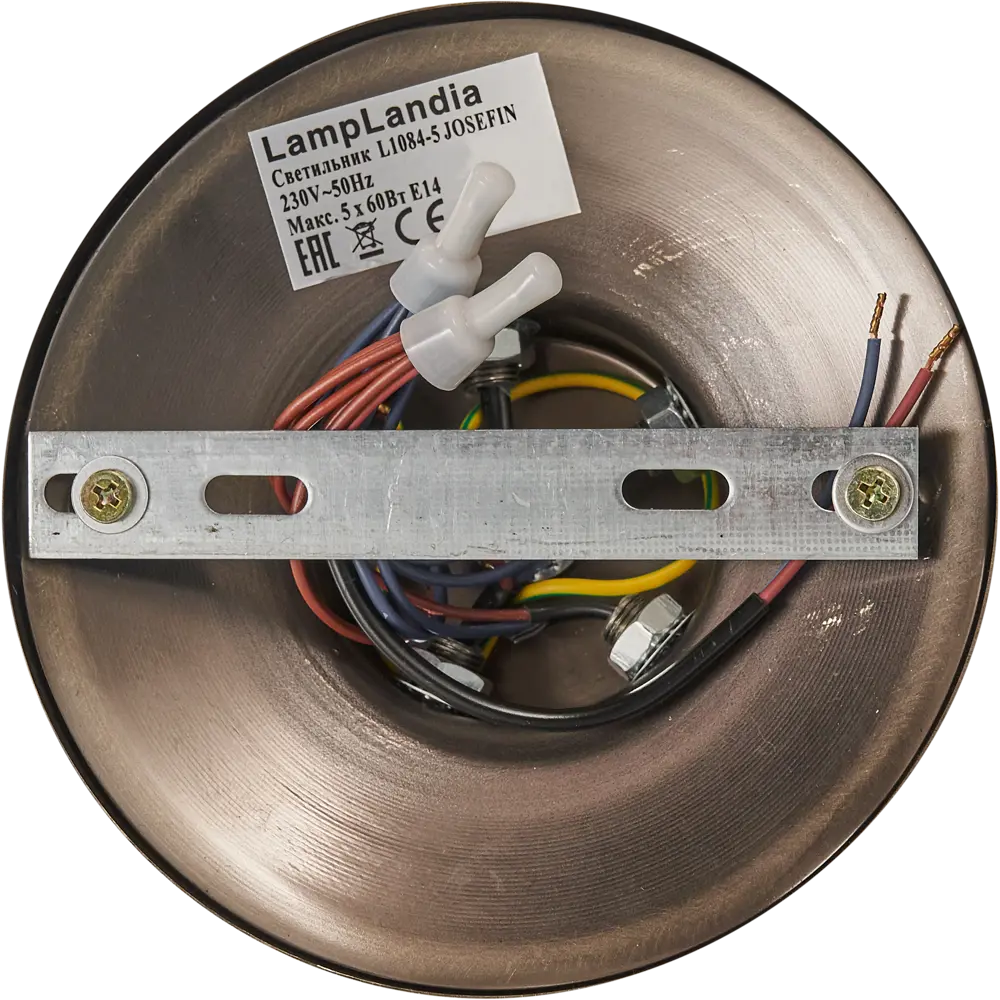 Люстра Josefin 5хЕ14х60 Вт цвет бронза LAMPLANDIA STLM-2212043 - Вид №6