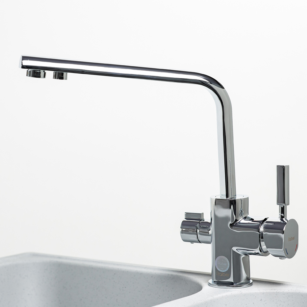 RF6901 Смеситель для кухни однорычажный с фильтром Raiber 