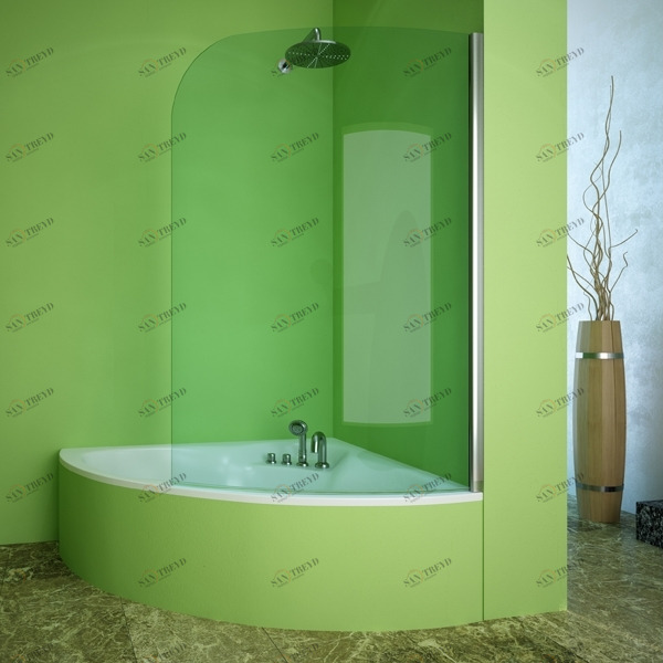 70X150GV601R2 Душевое ограждения на борт вынны GUTEWETTER Германия LUX