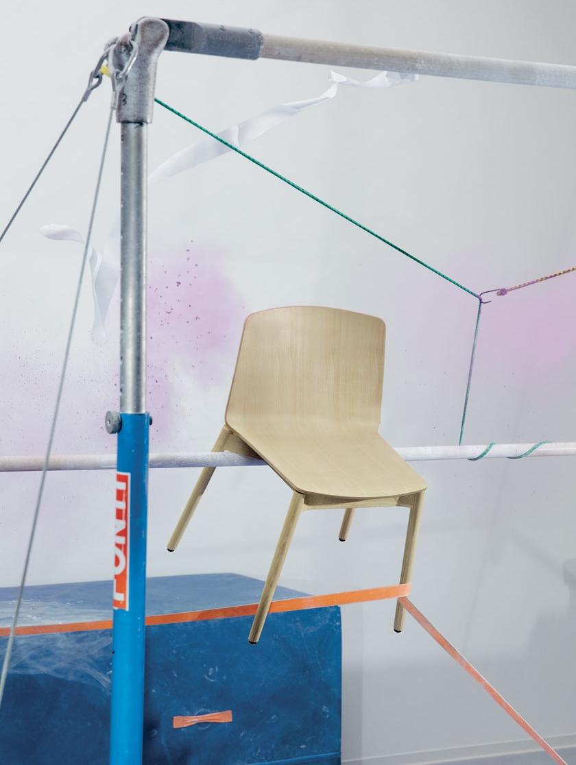 Kristalia Штабелируемый стул из массива дерева Rama sun-id-1510924 - Вид №3