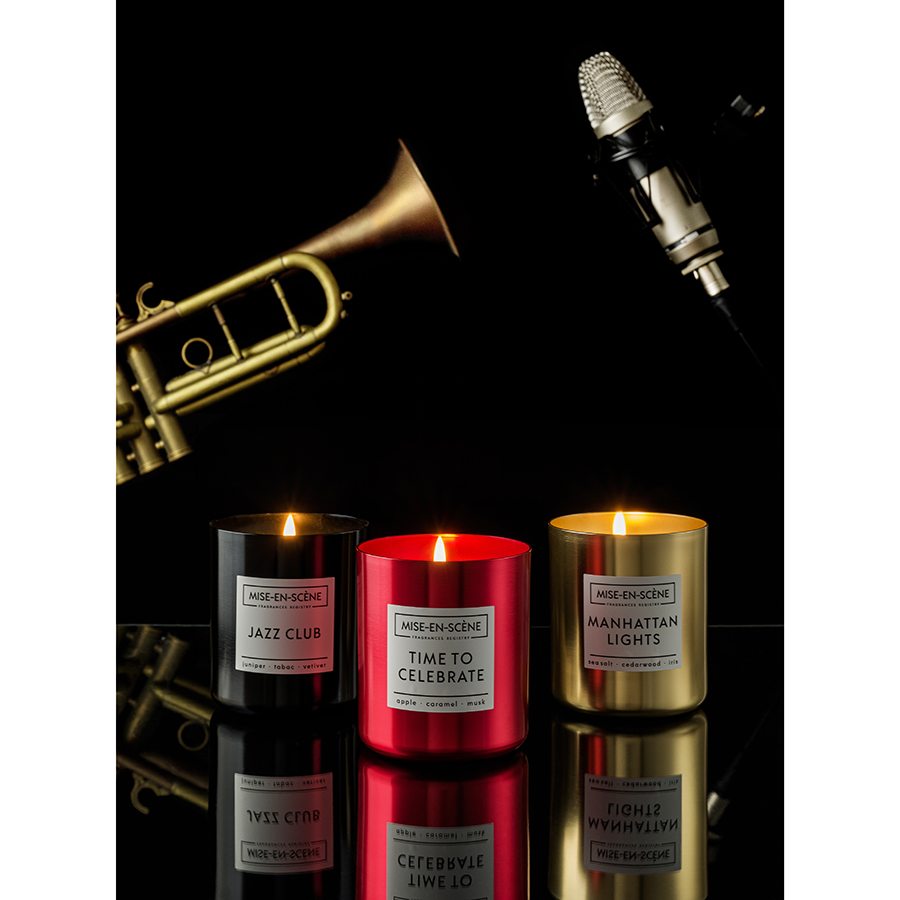 VV050AQMS Свеча ароматическая mise en scene, manhattan lights, 50 ч Ambientair  - Вид №1