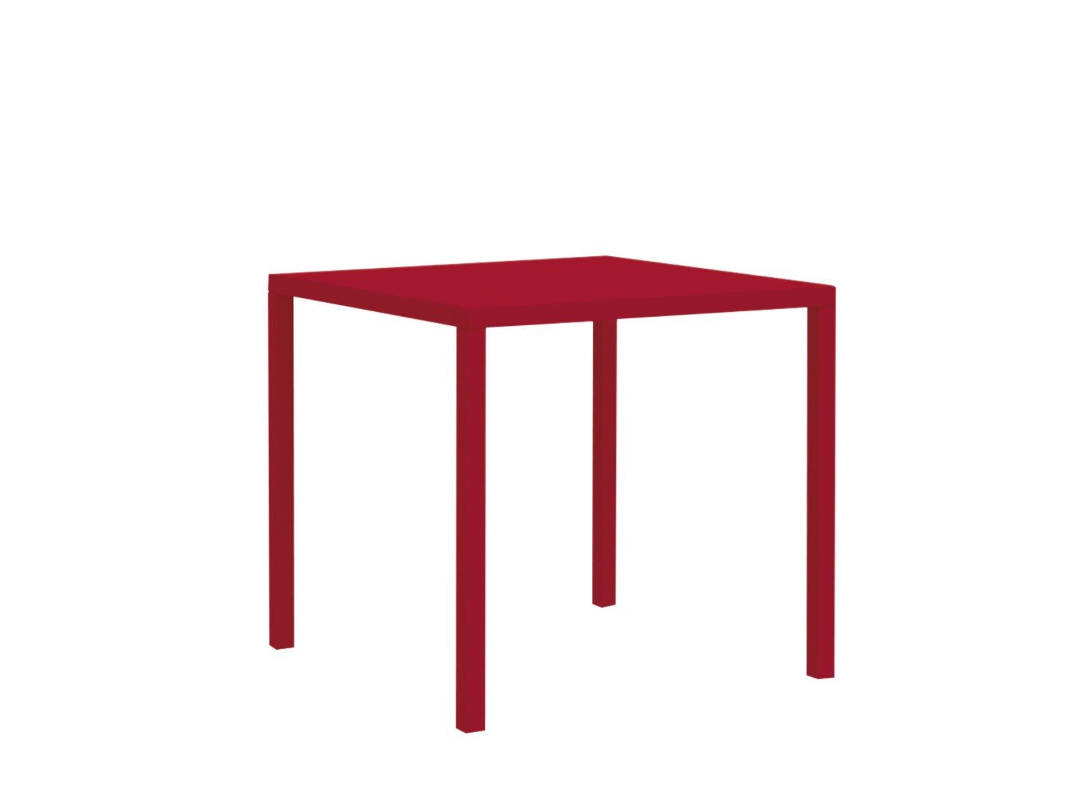 Металлический штабелируемый прямоугольный садовый стол Vermobil Quatris ARCH-00080787 - Вид №24