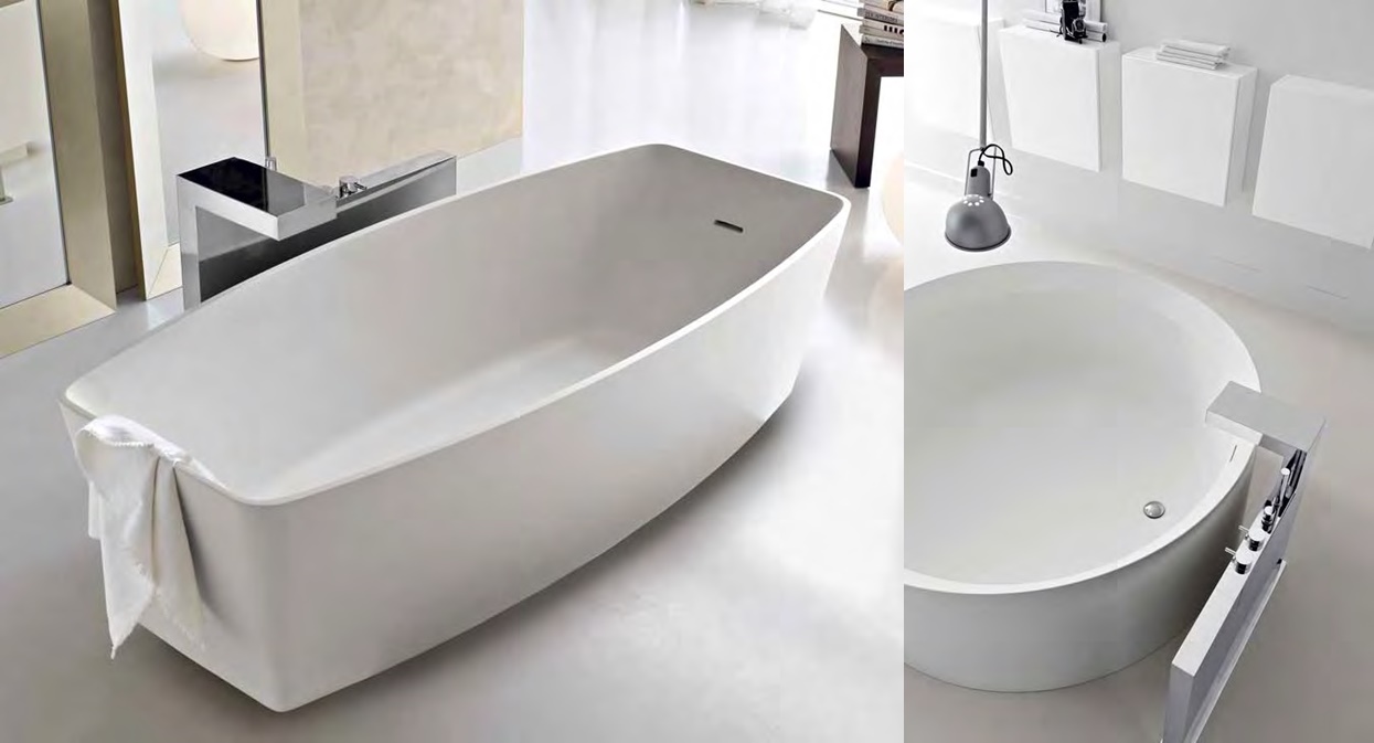 Toscoquattro Смеситель для ванны напольный Rubinetteria полиров.нерж.сталь 08CR3IL - Вид №1