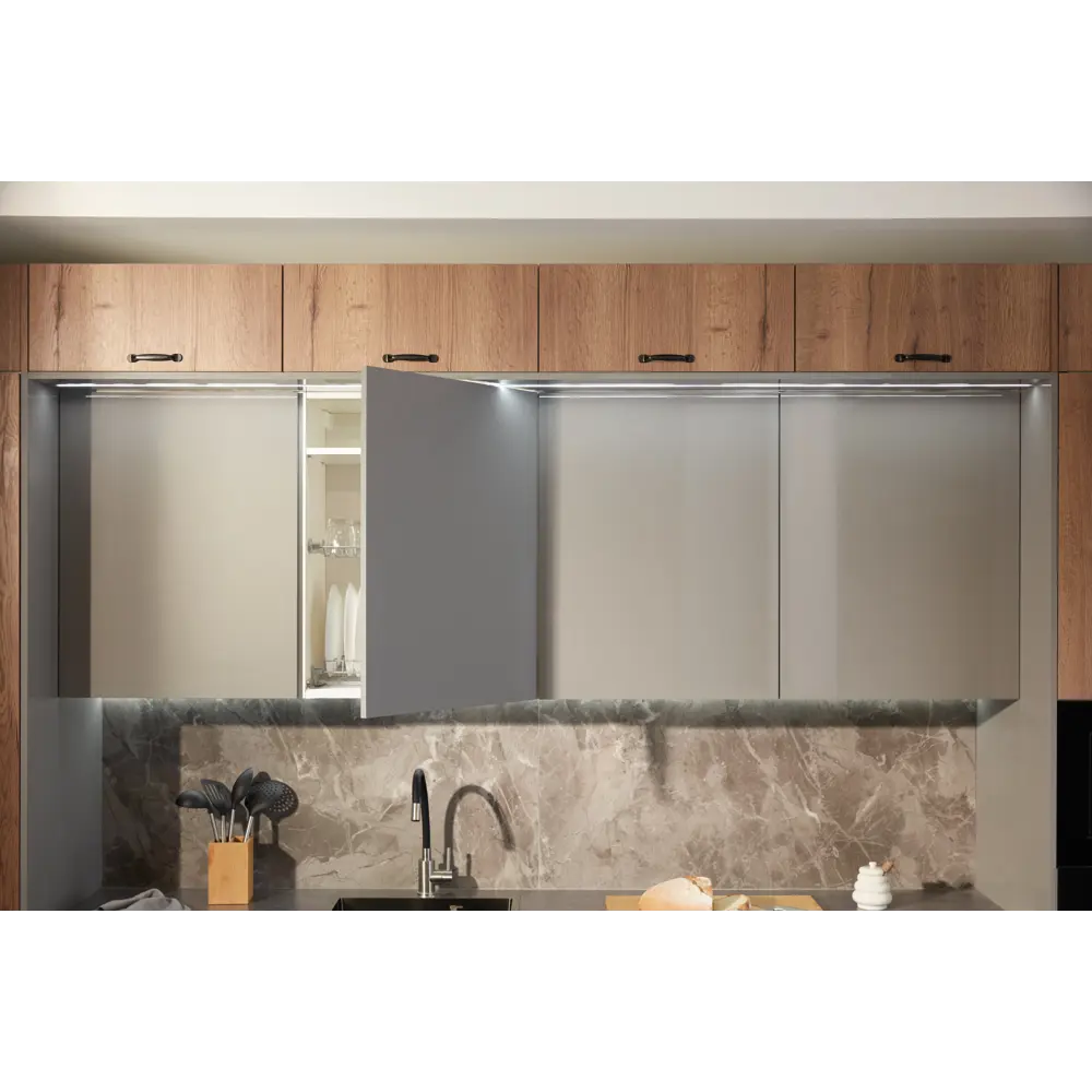 Фасад кухонный DELINIA ID Рошаль 39.7x76.5 см в цвете тёмное дерево 86881117 STLM-0879696 - Вид №9