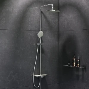 Душевой комплект с верхним душем и полкой AM.PM MOXIEM000 без смесителя