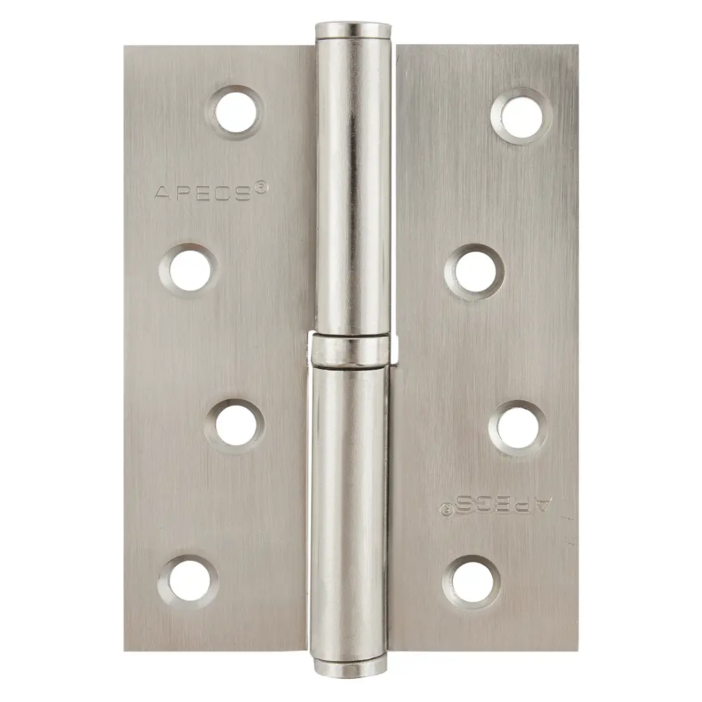 Петля левая Apecs 100x70x3 мм сталь цвет белый никель STLM-2059731