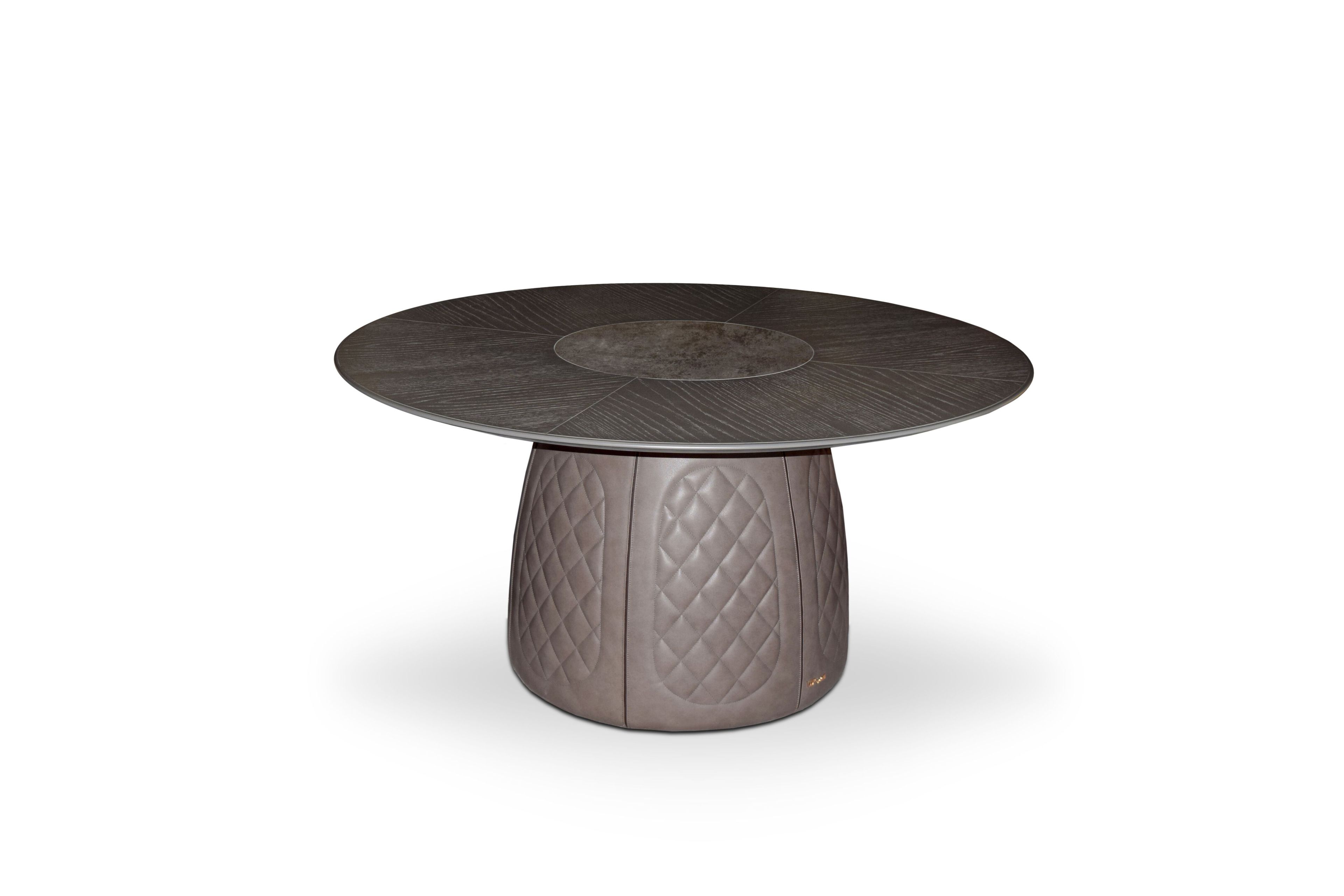 Круглый стол из МДФ с керамической вставкой ABLE POSITANO ARCH-00064596 - Вид №1