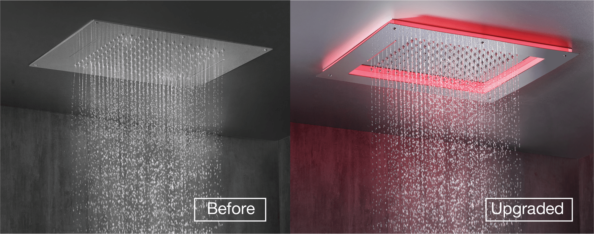 HI0001 Потолочный & настенный душ FRAME Retrofit BOSSINI  - Вид №1